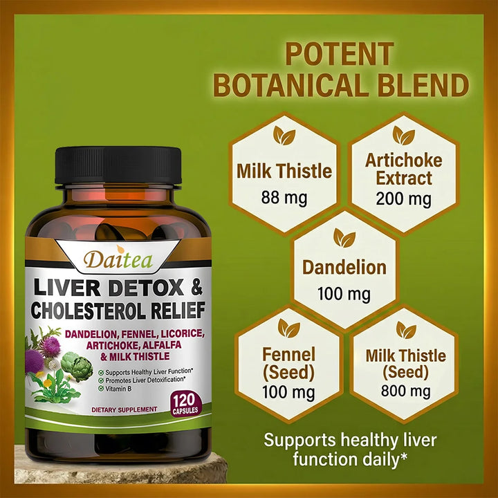 Liver Cleanse Detox &amp; Repair - with Artichoke, Dandelion, Liver &amp; Kidney Health, Liver Cleanse, Detox &amp; Repair