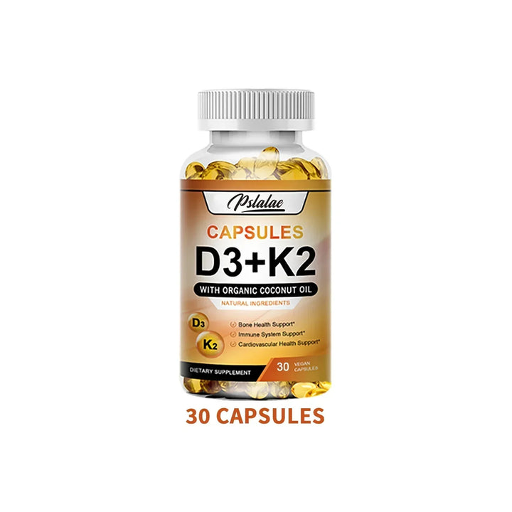 Vitamin D3 + K2 Capsules – Bone &amp; Immune Support