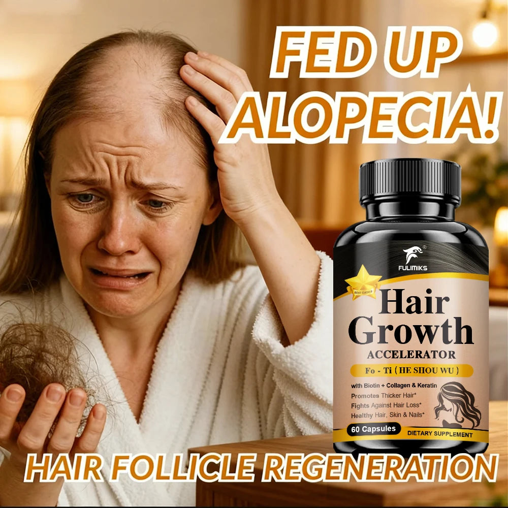 Hair Growth Vitamins Capsules – Hair, Skin &amp; Nails Support