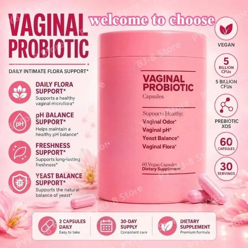 Women’s Probiotic Capsules – Lactobacillus &amp; Prebiotics