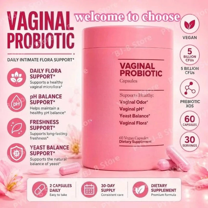 Women’s Probiotic Capsules – Lactobacillus &amp; Prebiotics