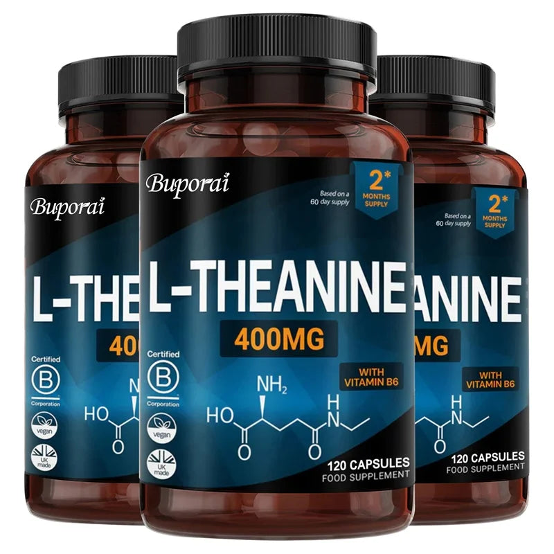 L-Theanine 400mg – Relaxation &amp; Sleep Support
