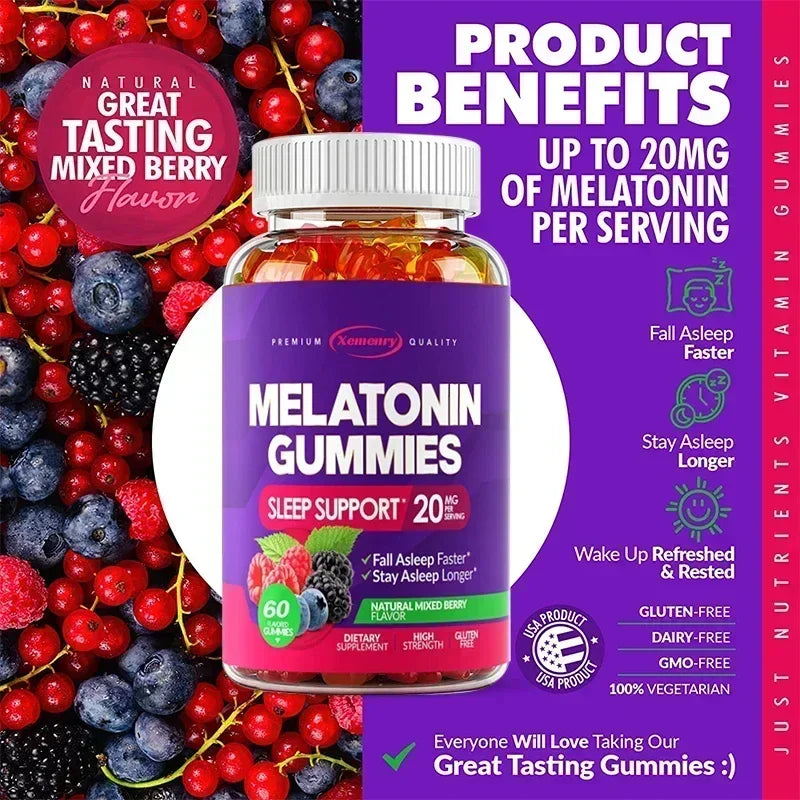 Melatonin Gummies – Sleep, Relaxation &amp; Wellness Support