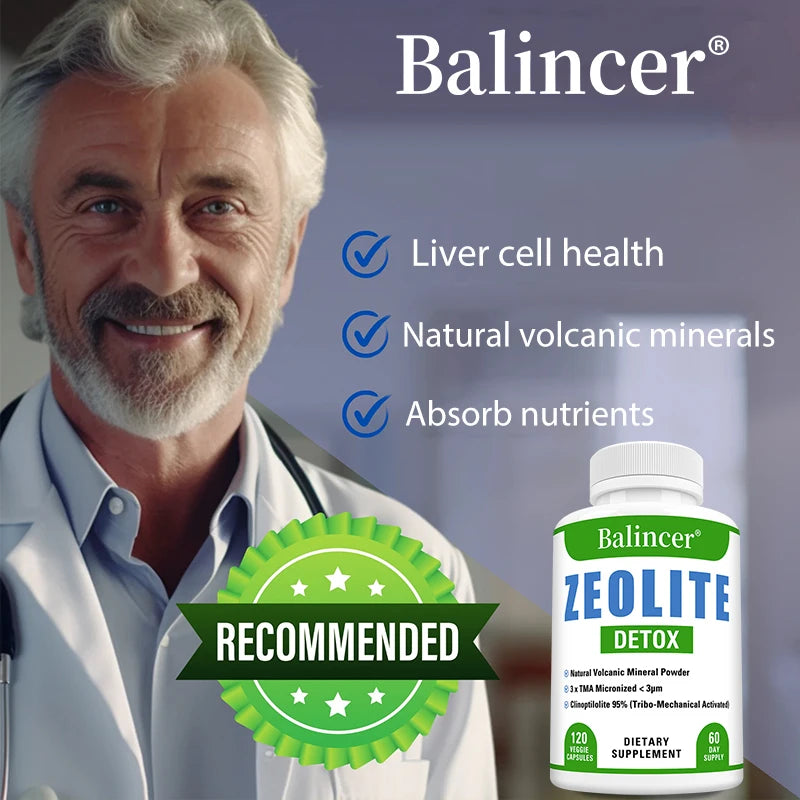 Zeolite is a pure natural mineral that supports kidneys, digestive system health, enhances immunity, and removes toxins