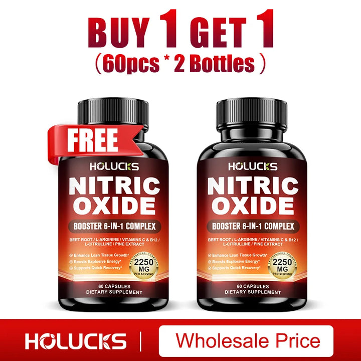 Nitric Oxide Pre-Workout Booster – Energy &amp; Endurance