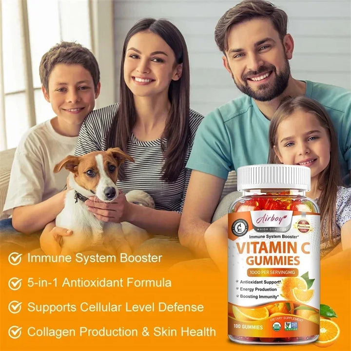 Vitamin C Gummies – Immune, Skin &amp; Antioxidant Support