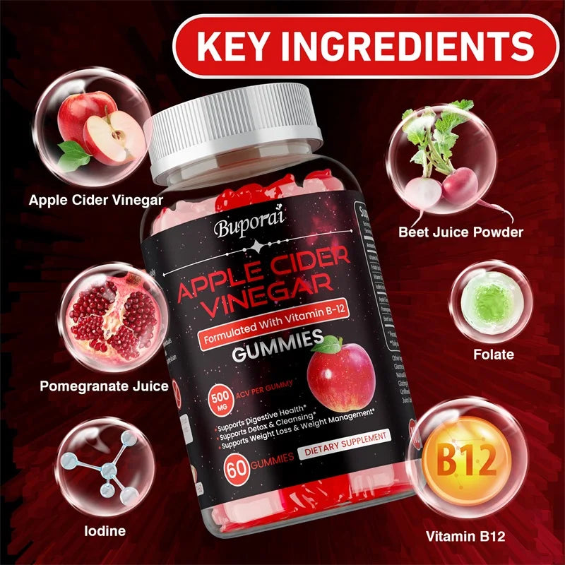 Apple Cider Vinegar Gummies – Digestive &amp; Weight Management Support