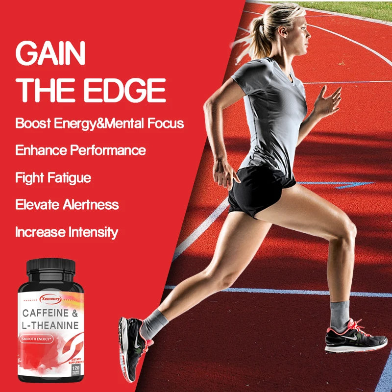 Caffeine 50mg + L-Theanine 100mg Capsules