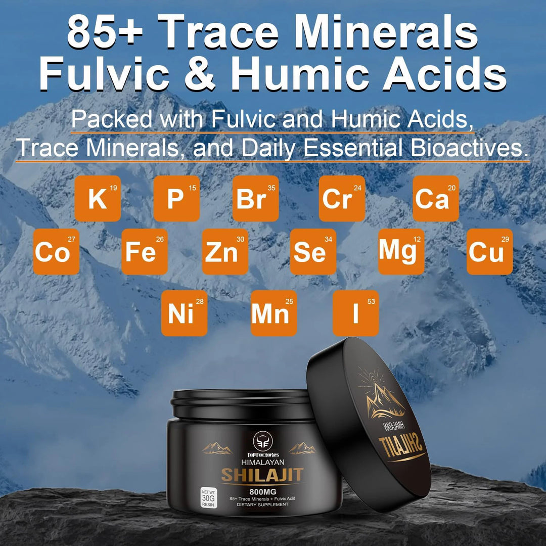 Pure Himalayan Shilajit Resin – 500mg