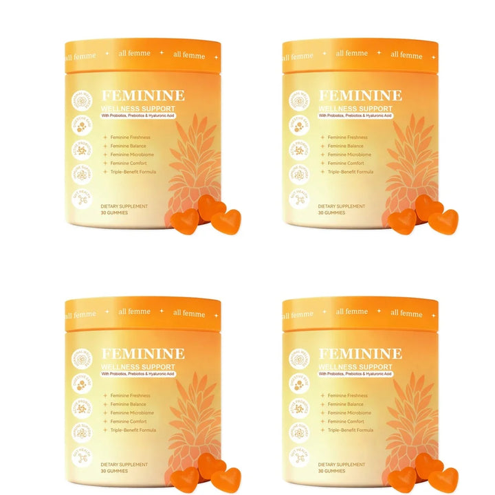 Women’s Feminine Wellness Gummies – B6, Zinc &amp; Inulin