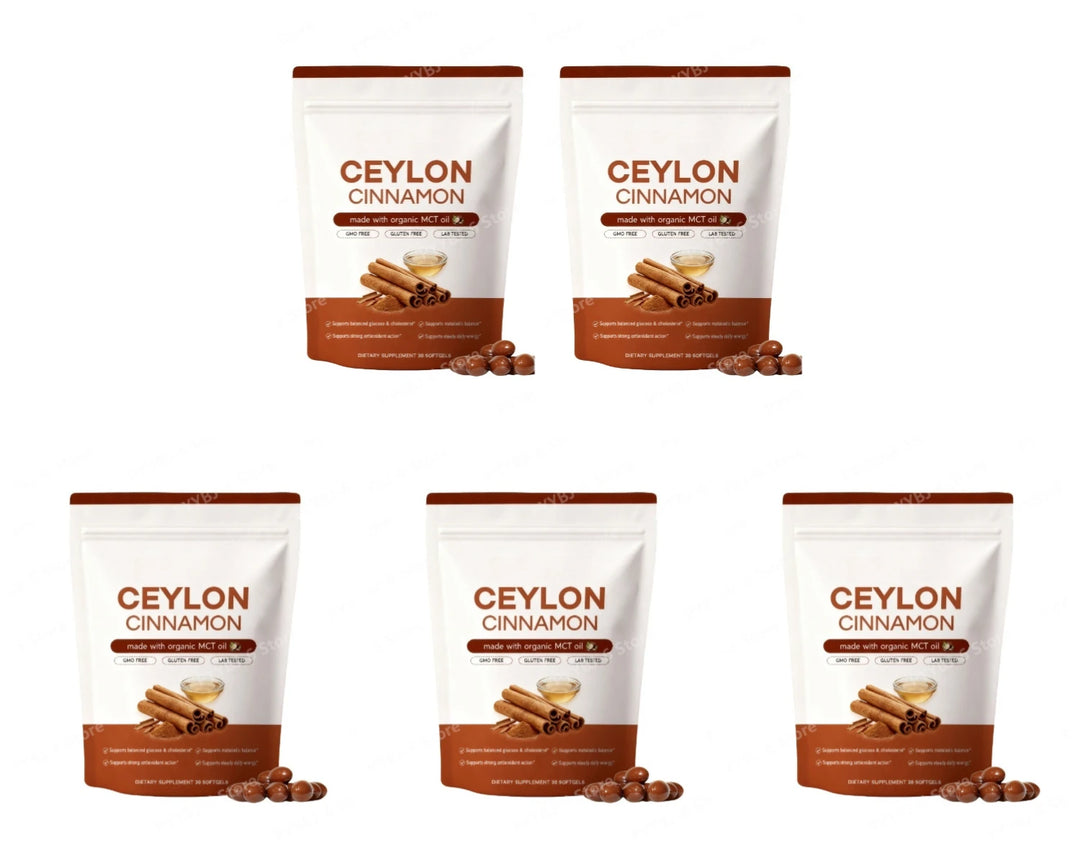Ceylon Cinnamon Softgels with MCT Oil – Digestive &amp; Antioxidant Support