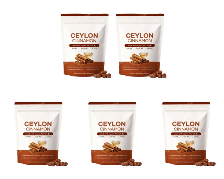 Ceylon Cinnamon Softgels with MCT Oil – Digestive &amp; Antioxidant Support