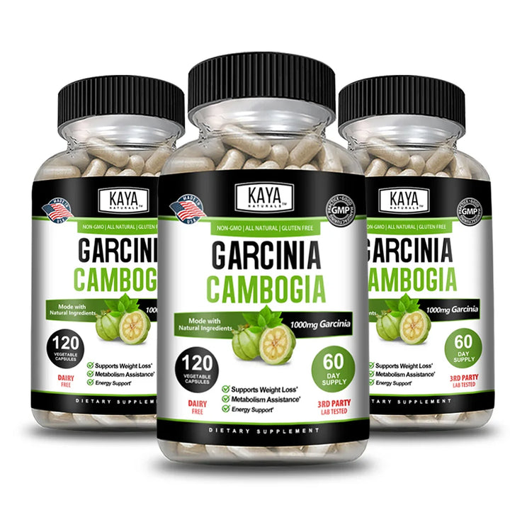 Garcinia Cambogia Capsules, Supports Weight Management, Appetite Control, Energy Metabolism Supplement, Non-GMO