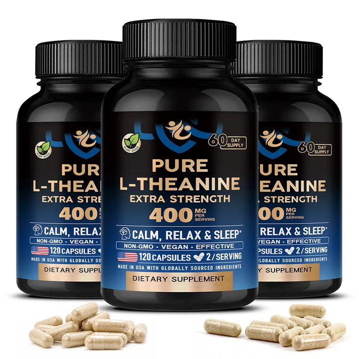 L-Theanine Capsules – Stress, Mood &amp; Focus Support