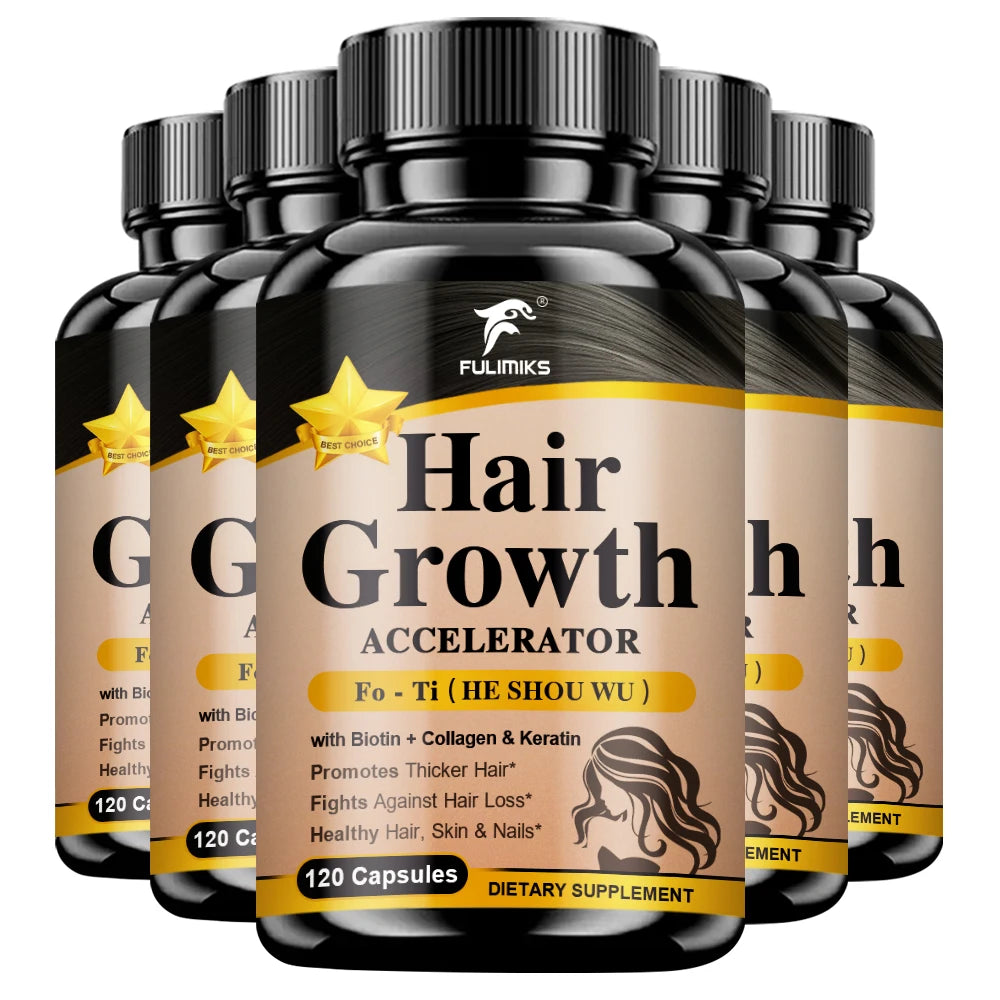 Hair Growth Vitamins Capsules – Hair, Skin &amp; Nails Support