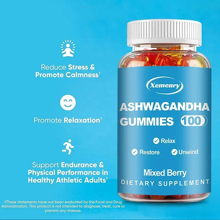 Ashwagandha Gummies – Stress, Sleep &amp; Energy Support