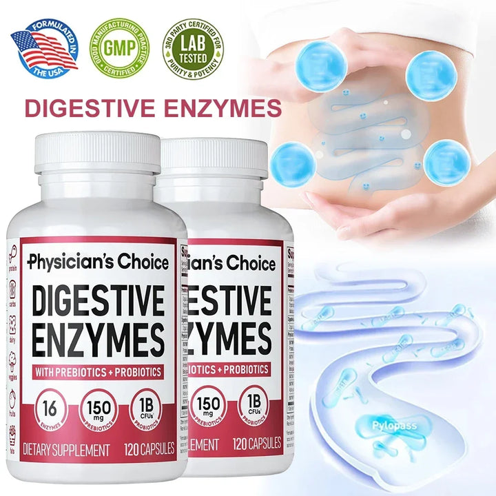 Organic Digestive Enzymes – Digestion &amp; Gut Health Support