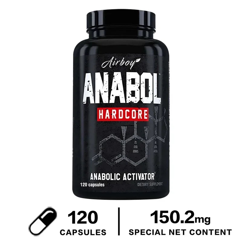 Anabol Hardcore Supplement - Helps Build Lean, Firm, High-quality Muscle,Promoting Muscle Growth,Recovery &amp; Strength Enhancement