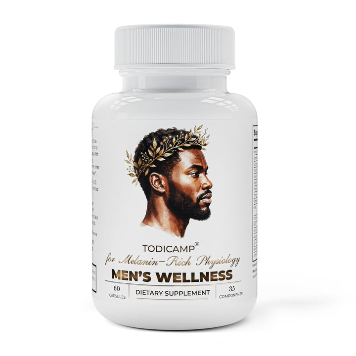 Melanin Rich Multivitamin for Men Daily Multivitamins 60 Capsules with B Complex Vitamins Vitamin D Zinc Saw Palmetto &amp; Antioxidants 2 a Day 60 Capsules