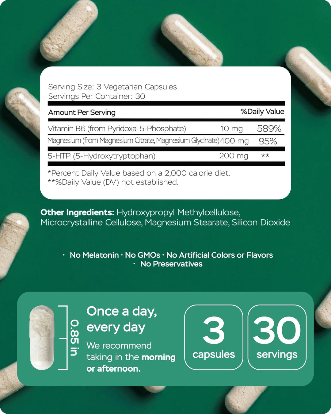 Magnesium Complex for Women for Sleep Advanced 610Mg with Glycinate Citrate &amp; Vitamin B6 for 3X Absorption 5 HTP Supports Sleep Relaxation Nerve Muscle Bone &amp; Energy Health